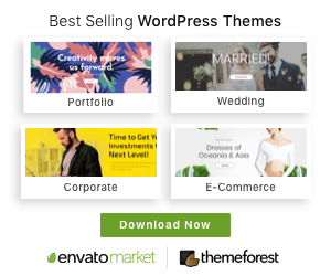Envato Themeforest : Thousands of WordPress themes and website templates. (Infos)