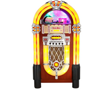 Jukebox Retro 50er mit Lichtshow - MP3 & CD-Player - Radio - USB / SD / MMC NEU
