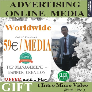 Management Administration & Banner Creation in Online Media Worldwide with 59 euros / Media.