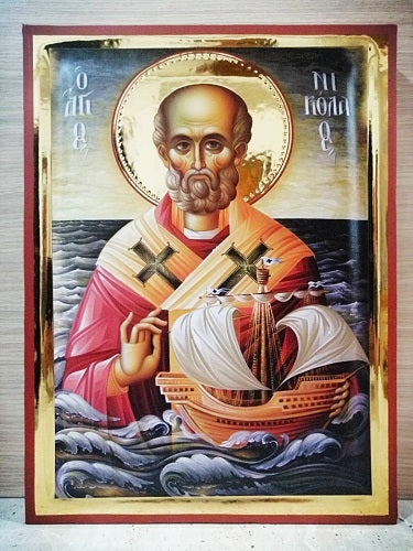 Saint Nicolaous Icons Heilige Nikolaus Ikonen Αγιος Νικόλαος Εικόνες  Святой Николай  20χ16 , 20χ25 , 40χ30