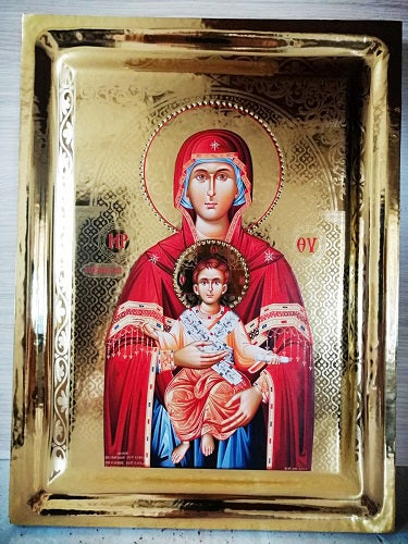 Virgin Mary & Jesus Christ Icons Jungfrau Maria & Jesus Christus Ikonen Παναγία & Ιησους Χριστός Εικόνες Иконы Девы Марии и Иисуса Христа 20χ16 , 20χ25 , 40χ30