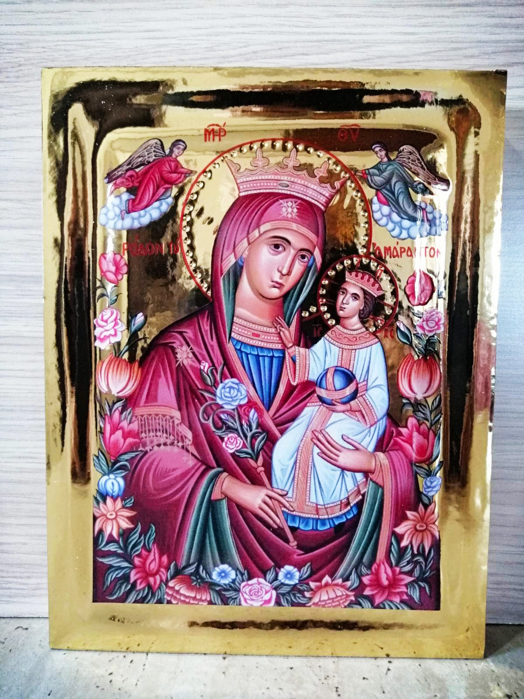 Virgin Mary & Jesus Christ Icons (§4) Jungfrau Maria & Jesus Christus Ikonen Παναγία & Ιησους Χριστός Εικόνες Иконы Девы Марии и Иисуса Христа 20χ16 , 20χ25 , 40χ30